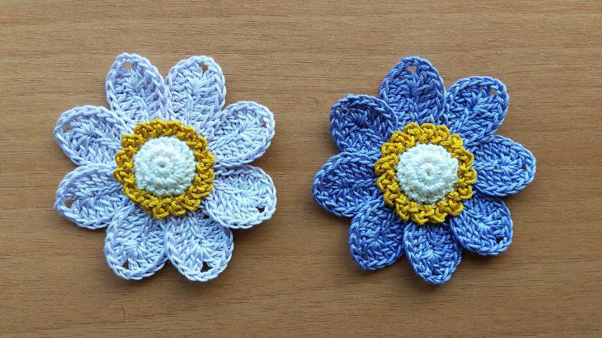 ☆ハンドメイド☆お花のモチーフ　1４個☆_画像4