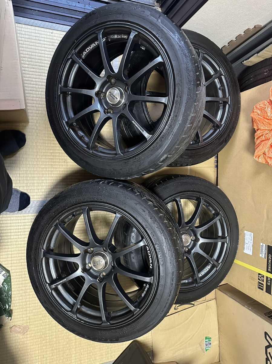 人気No.1】 ADVAN RS 8.5j50 17インチ 5H114.3 4本セット 235/45R17