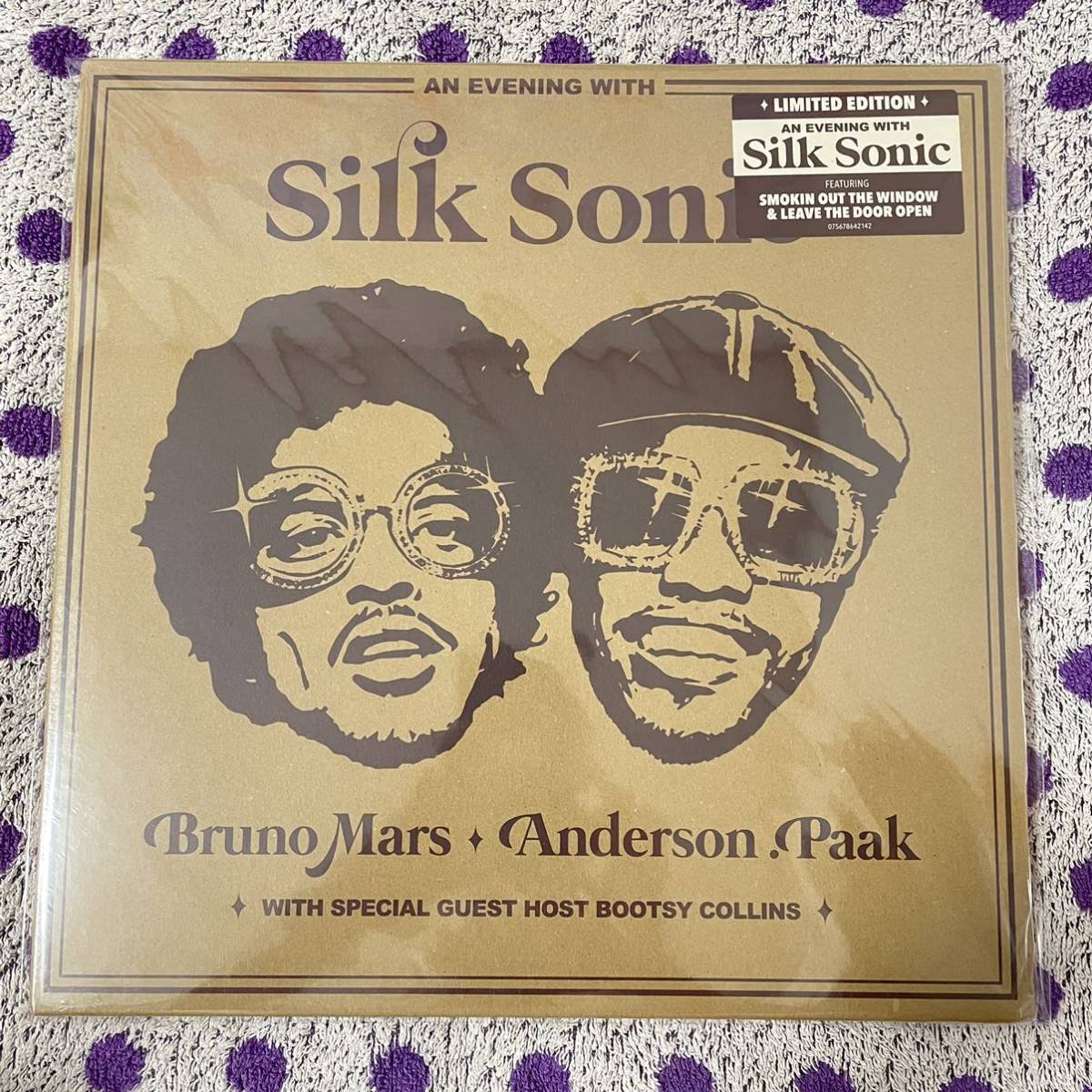 【限定 LP】◆即決！◆新品■【Silk Sonic シルクソニック / An Evening With Silk Sonic】■Bruno Mars ブルーノマーズ Anderson .Paak_画像1