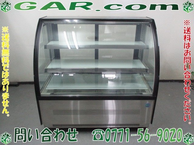 ロ49 美品 JCM 対面 冷蔵ショーケース ラウンド型 RITS-172T 172L