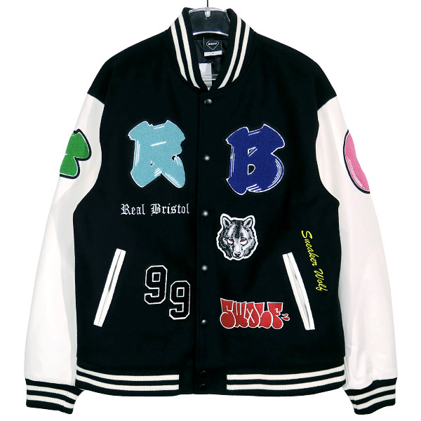 F.C.R.B SNEAKERWOLF TEAM VARSITY JACKET 販売する店舗 www.esn-spain.org