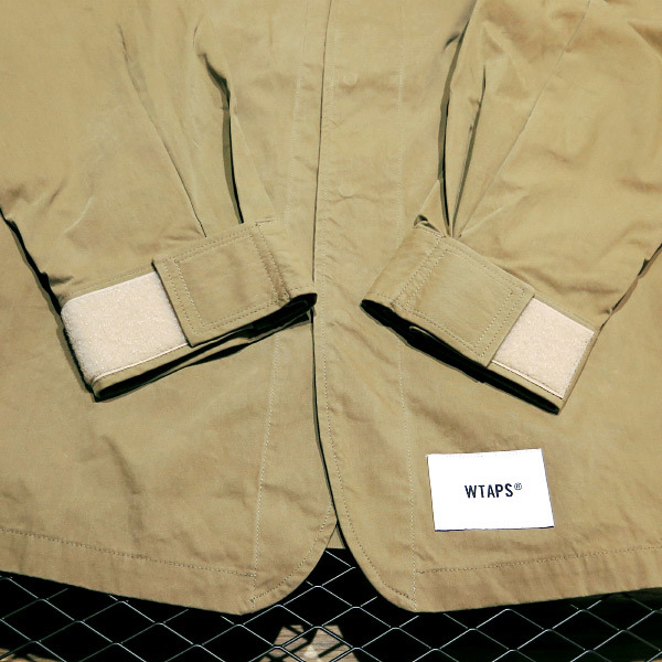 WTAPS 22SS SCOUT/LS/NYCO.TUSSAH 221WVDT-SHM04 ダブルタップス スカウト クロスボーン ロングスリーブシャツ ベージュ 長袖_画像6