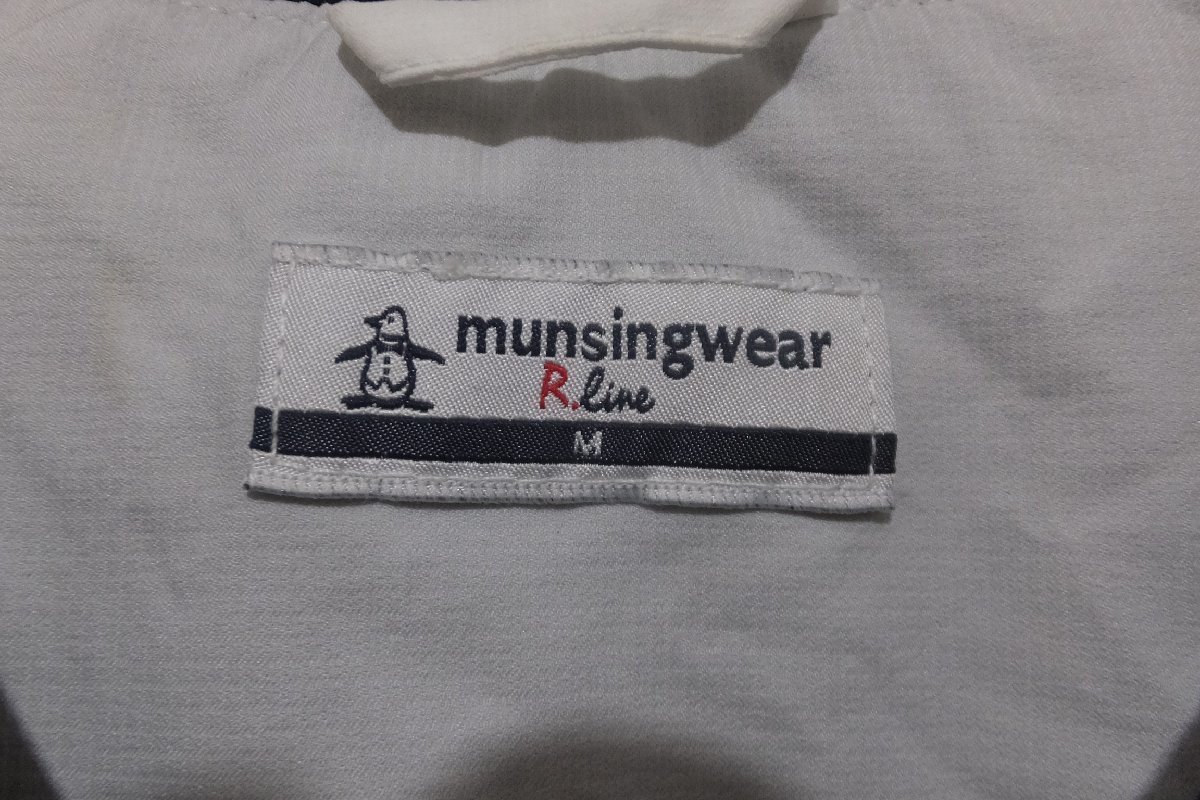 Munsingwear 長袖2WAYウインドブレーカー RM6231 サイズM ホワイト トップス メンズ_画像3