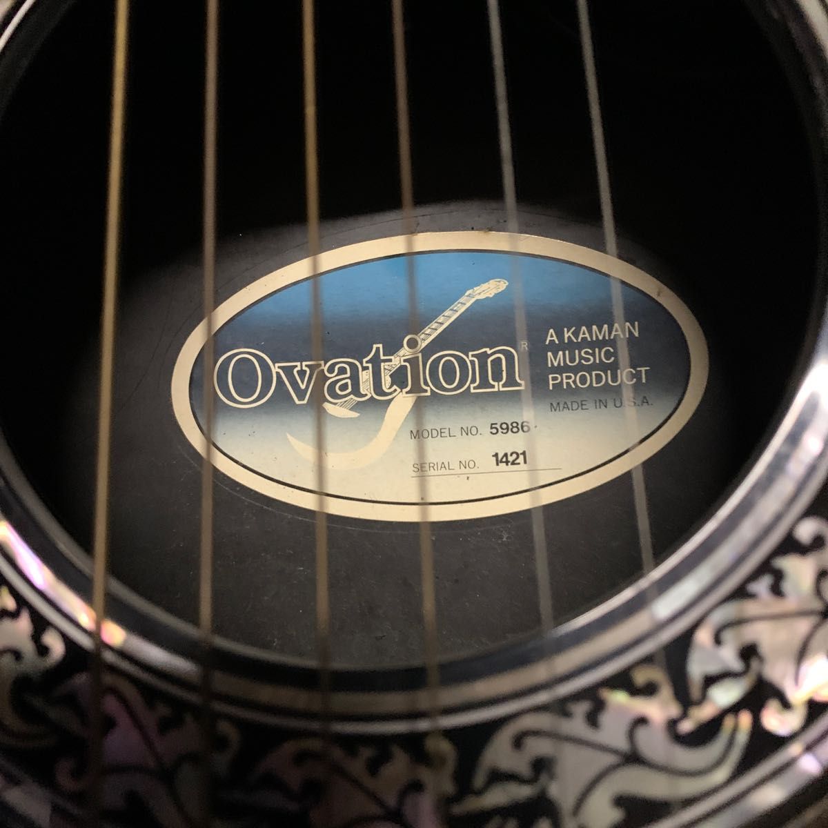 Ovation A KAMAN MUSIC PRODUCT エレアコ ビンテージ品 6
