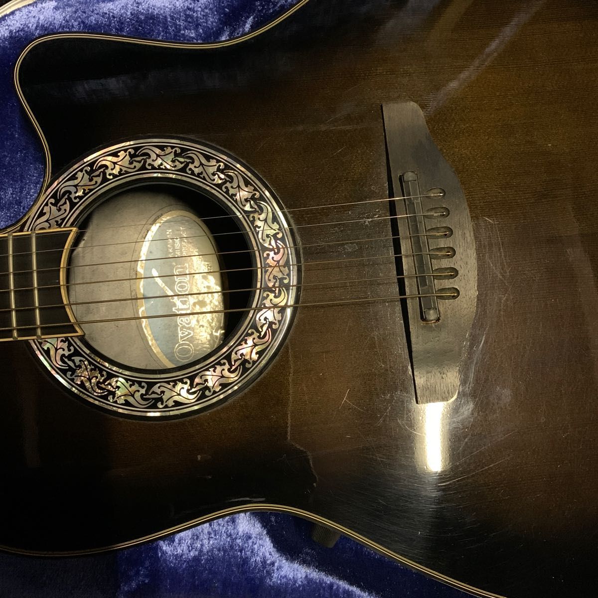 Ovation A KAMAN MUSIC PRODUCT エレアコ ビンテージ品 8