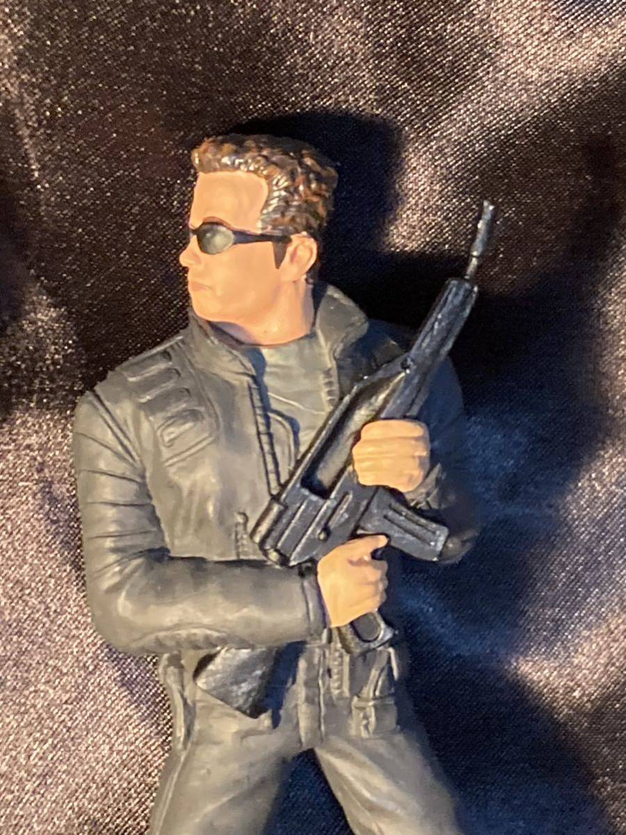 SF Movie Terminator мини фигурка ~T-850! gashapon размер 10.5cma-norudoshuwarutsunega- спецэффекты SF фильм 
