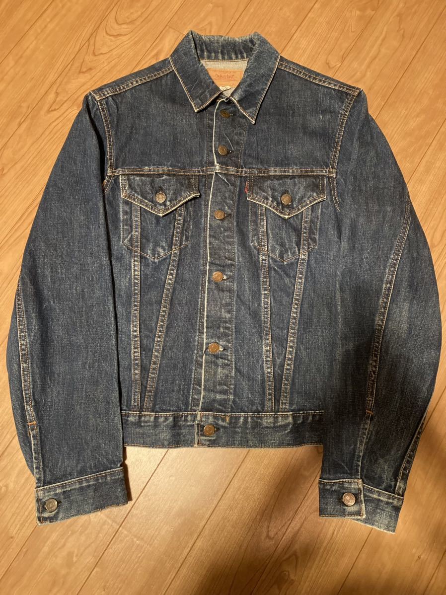 濃紺60s70s ヴィンテージLEVI'S 71205 BIGE 40-42ロングタイプ 70505 リーバイス501XX 506XX 507XX 557 558 3rd ビッグEビンテージ_画像1