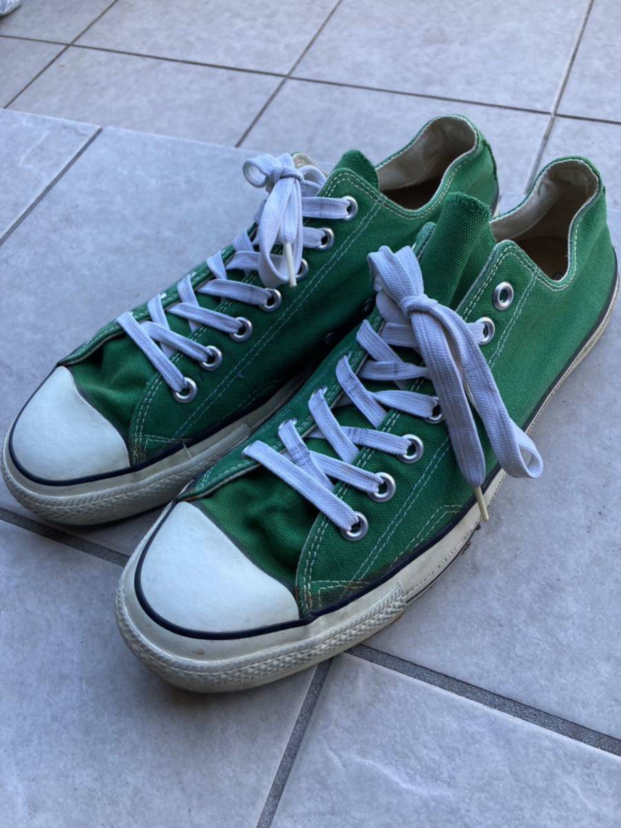 かわいい~!」 vintage usa製 80s converse 80年代 グリーン converse