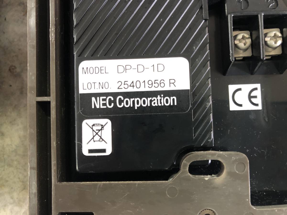 N-1824 Japan electric (NEC) door phone 2 piece set [DP-D-1D] used business ho n operation not yet verification 