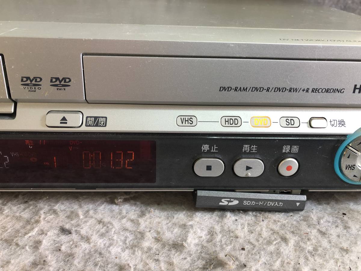 N-1871 ☆Panasonic/パナソニック DMR-EH73V☆HDD＆DVD＆VHSレコーダー ビデオレコーダー ビデオデッキ_画像4