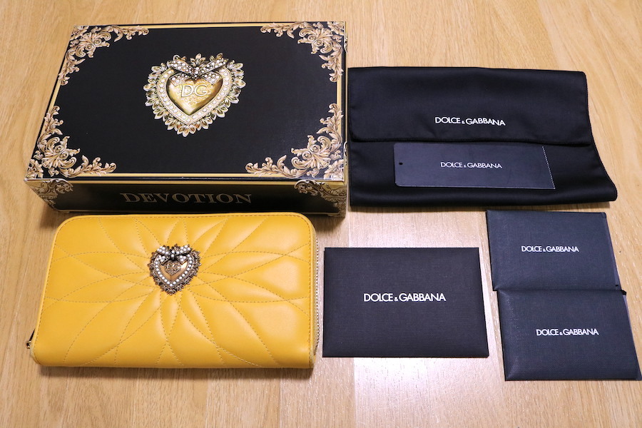 正規品 DOLCE&GABBANA ドルチェアンドガッバーナ 長財布 阪急百貨店購入品