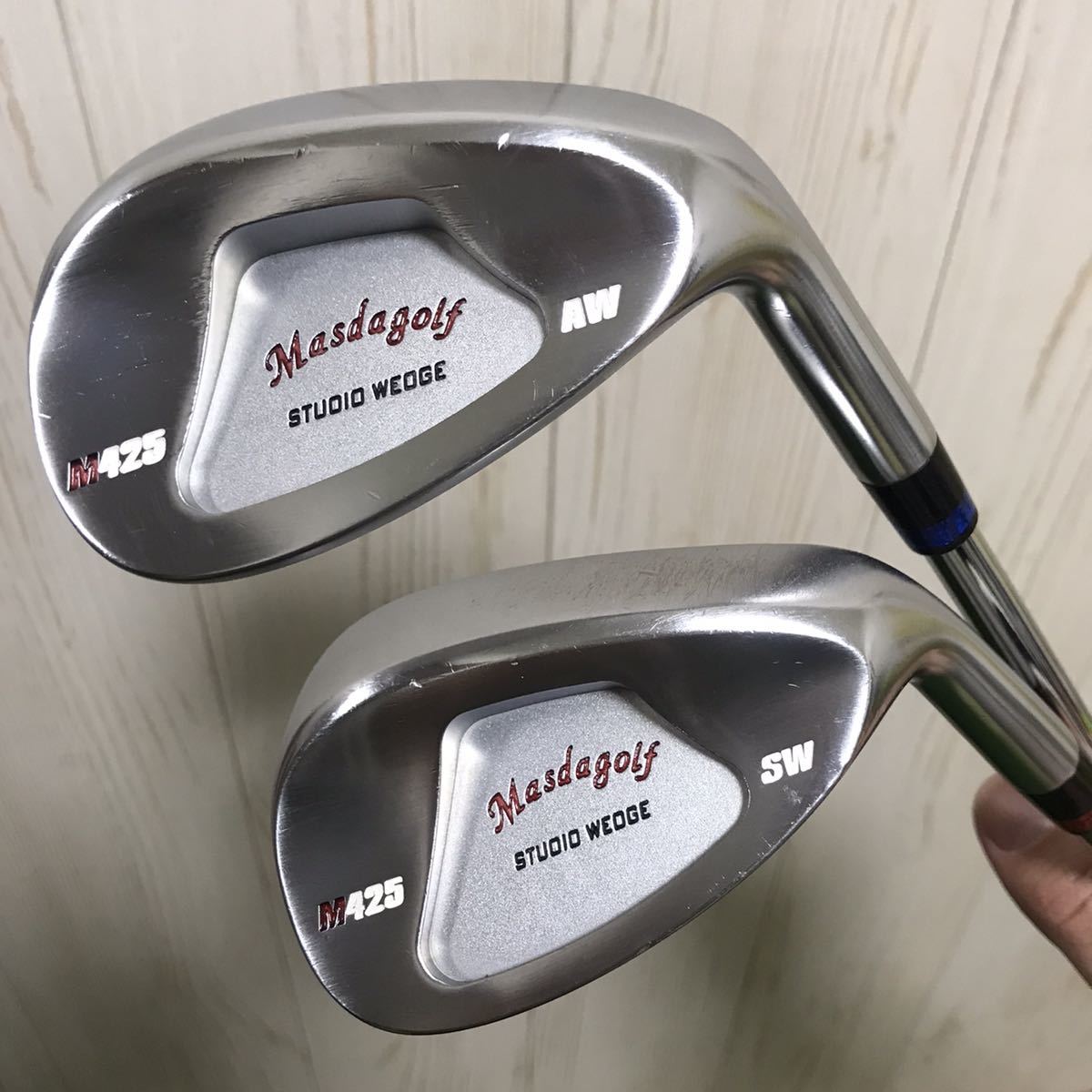 マスダゴルフ スタジオウェッジM425 NSZELOS8S スチール2本セット 送料