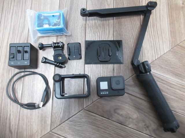 GoPro HERO8 Black 予備バッテリー 自撮り棒 充電器 メディア