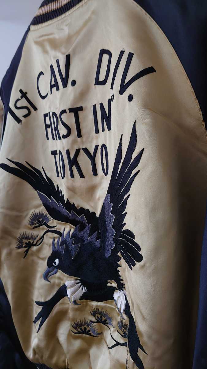 東洋エンタープライズ 1st CAV DIV 黒 金 ゴールド 鷹×龍 和柄 東洋エンタープライズ 1st CAV DIV 黒 金 ゴールド 鷹×龍 和柄