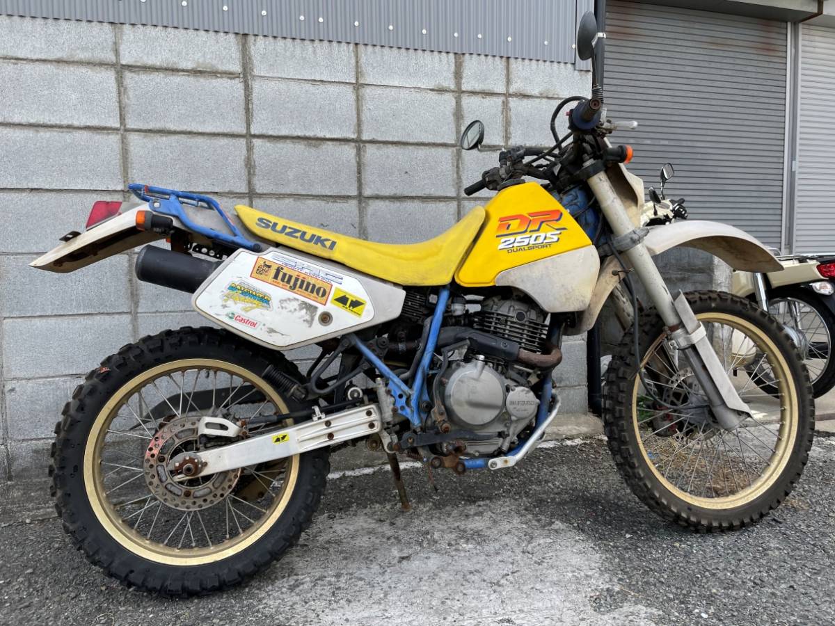 DR250SH【書類あり】キッククランキングあり ２５０ｃｃオフロード モトクロスの画像4