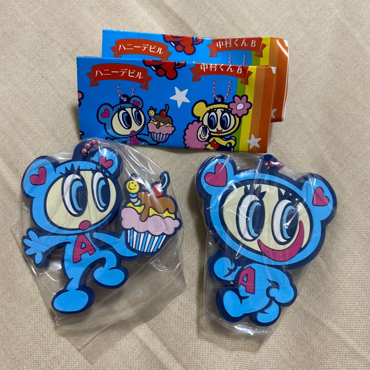 エンジェルブルー ラバーマスコット キーホルダー ナカムラくん カプセル
