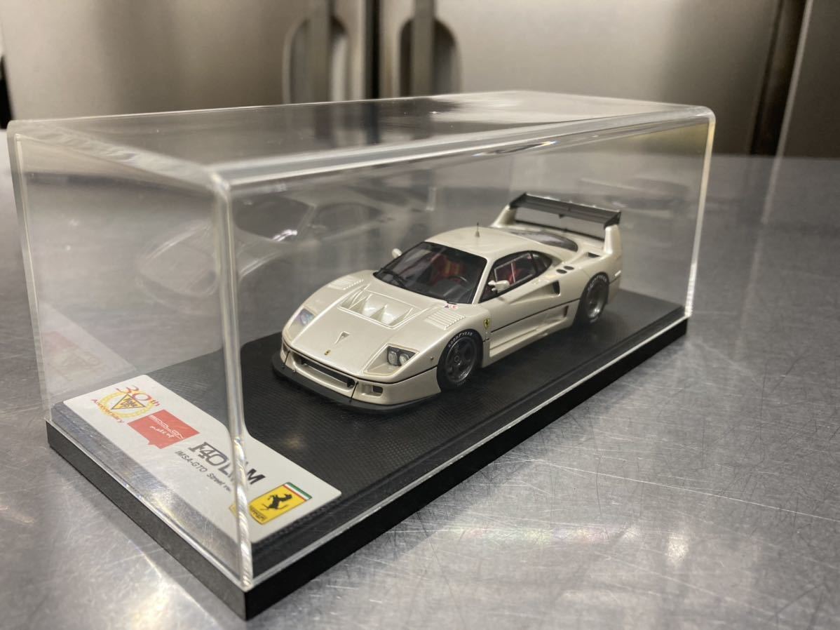 Makeup製 1/43 30ANNI 04 Ferrari F40 LM IMSA Street ver white pearl