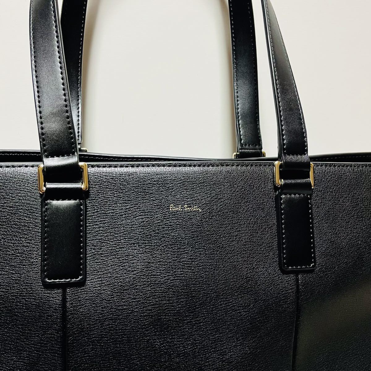 美品 PaulSmith ポールスミス トートバッグ アングルストライプ 美品 PaulSmith ポールスミス トートバッグ アングルストライプ