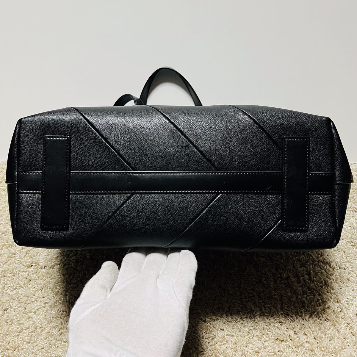 美品 PaulSmith ポールスミス トートバッグ アングルストライプ 美品 PaulSmith ポールスミス トートバッグ アングルストライプ