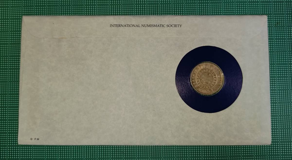【1円スタート】ブラジル 500レイス銀貨 フランクリンミント社 世界の偉大な歴史的銀貨コレクション 自由の頭像 1889年の画像2