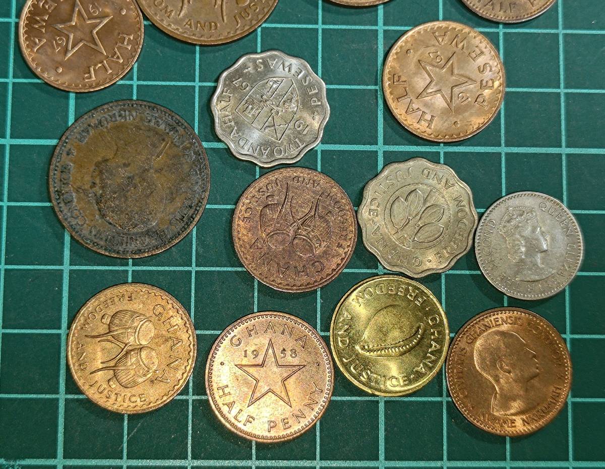 【1円スタート】ガーナ共和国 セディ硬貨 おまとめの画像3