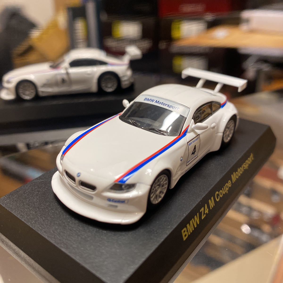 1/64 京商 サンクス BMW & MINI Z4 M クーペ モータースポーツ 白