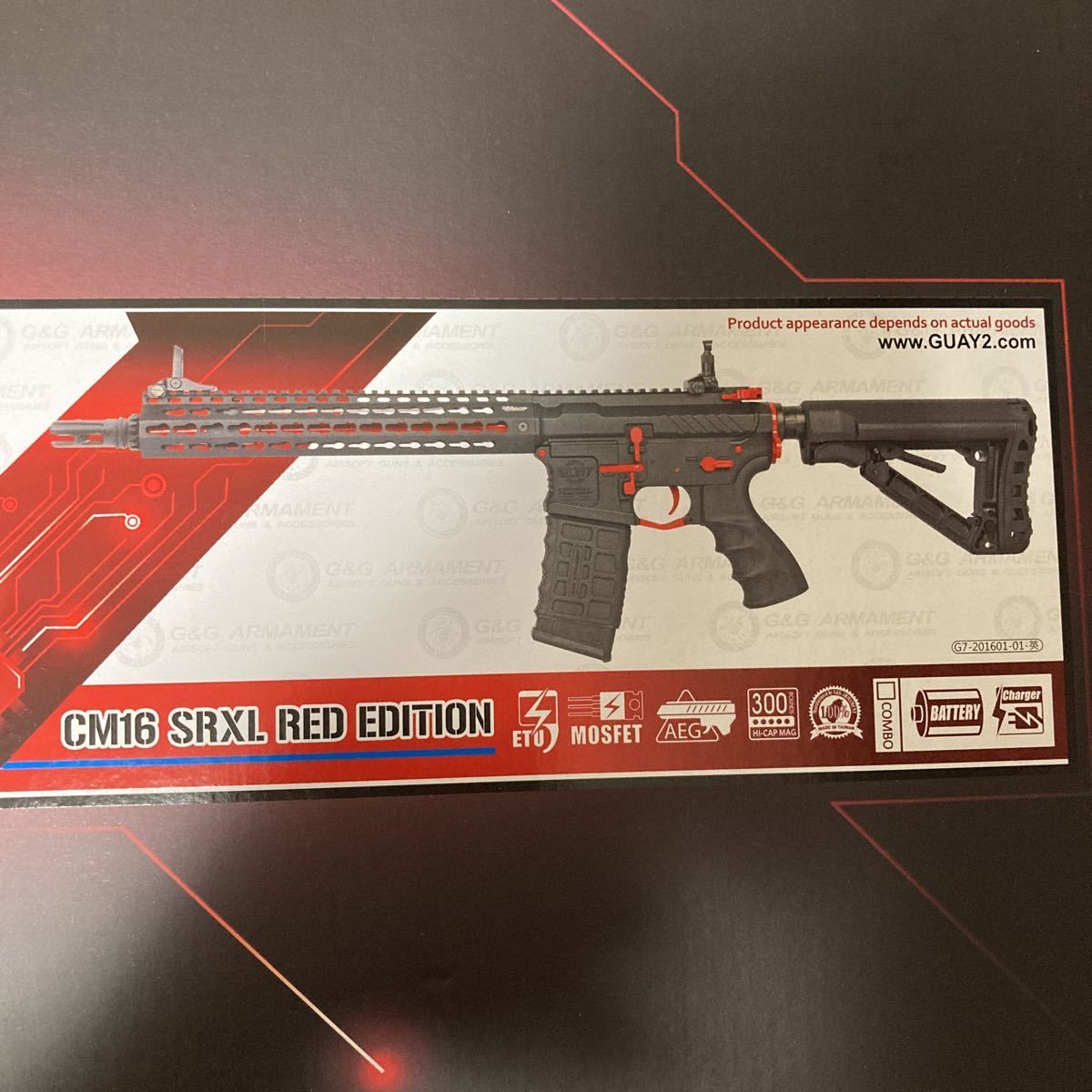 新品 G&G CM16 SRXL Red Edition電動ガン | www.stickiesbar.com