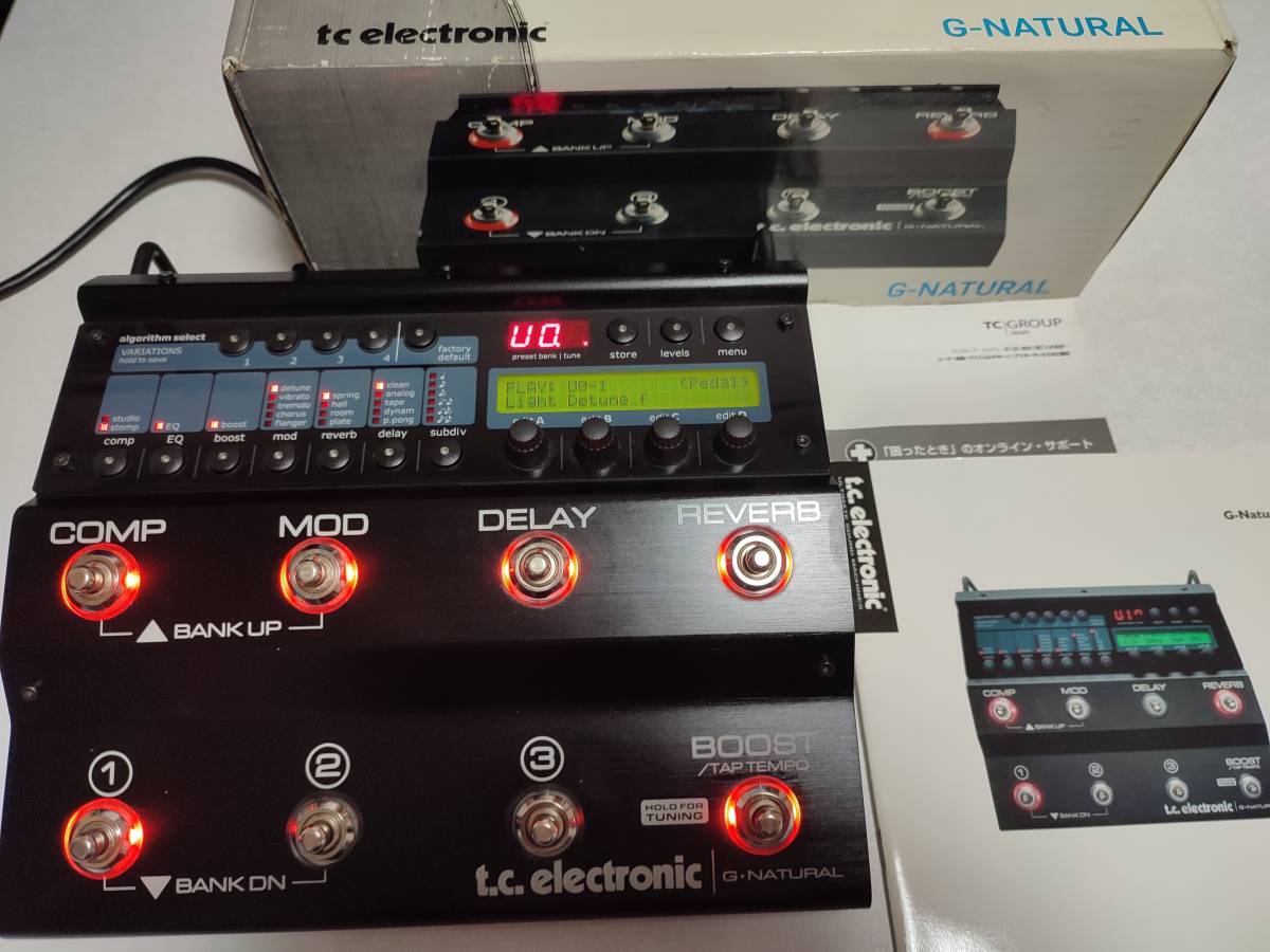 TC electronic G-Natural アコースティックギター用マルチエフェクター