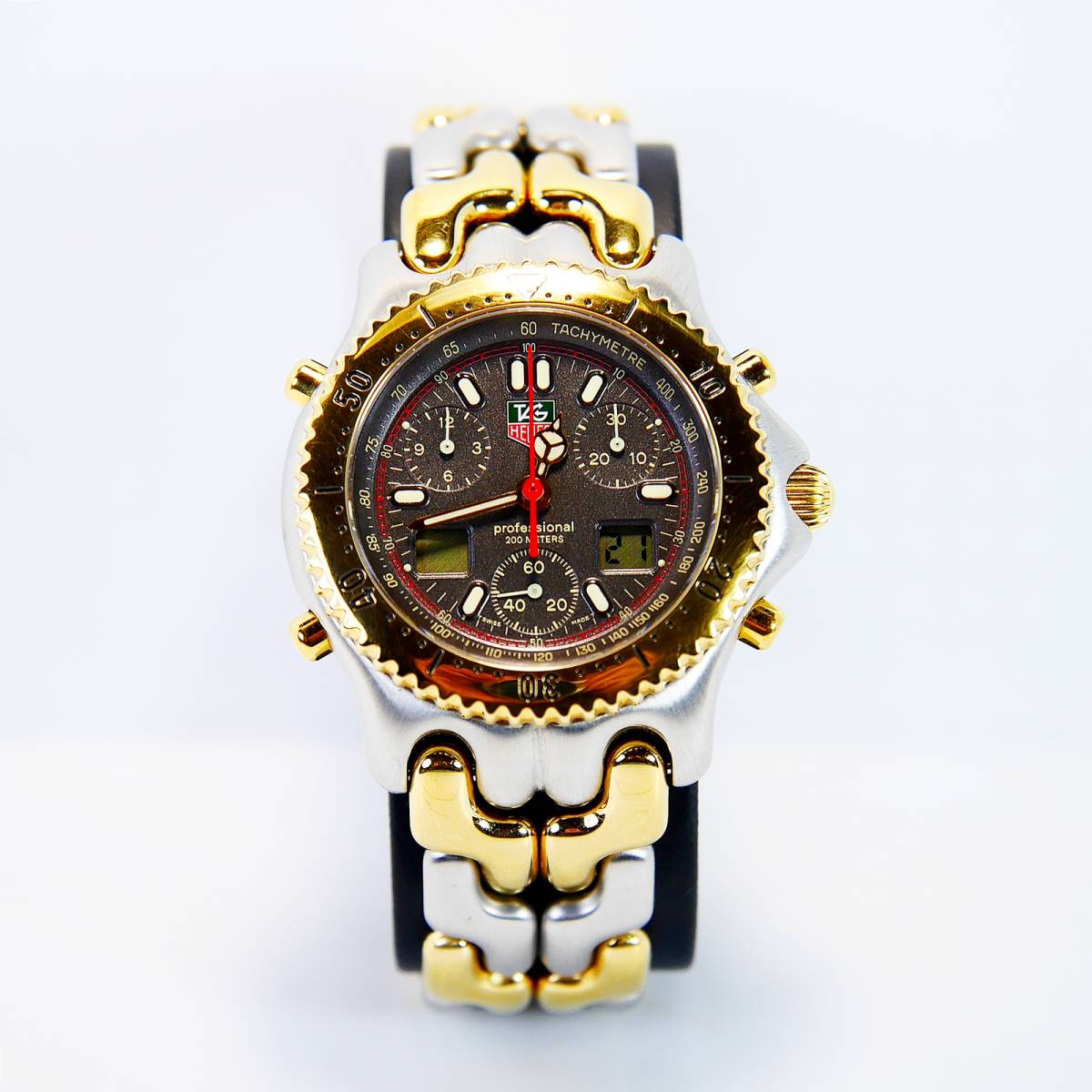 ブルー×レッド TAG HEUER タグホイヤー CG1123/0 アイルトン