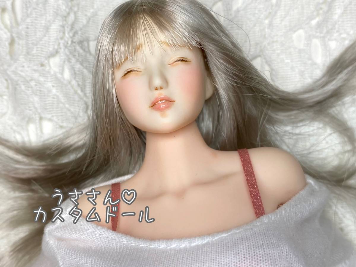 ♪♪ 1/6 ドール カスタムドールヘッド 伶衣香 (れいか) ♪♪ Yahoo!オークション - うささん 1/6カスタムドールヘッド オビツ