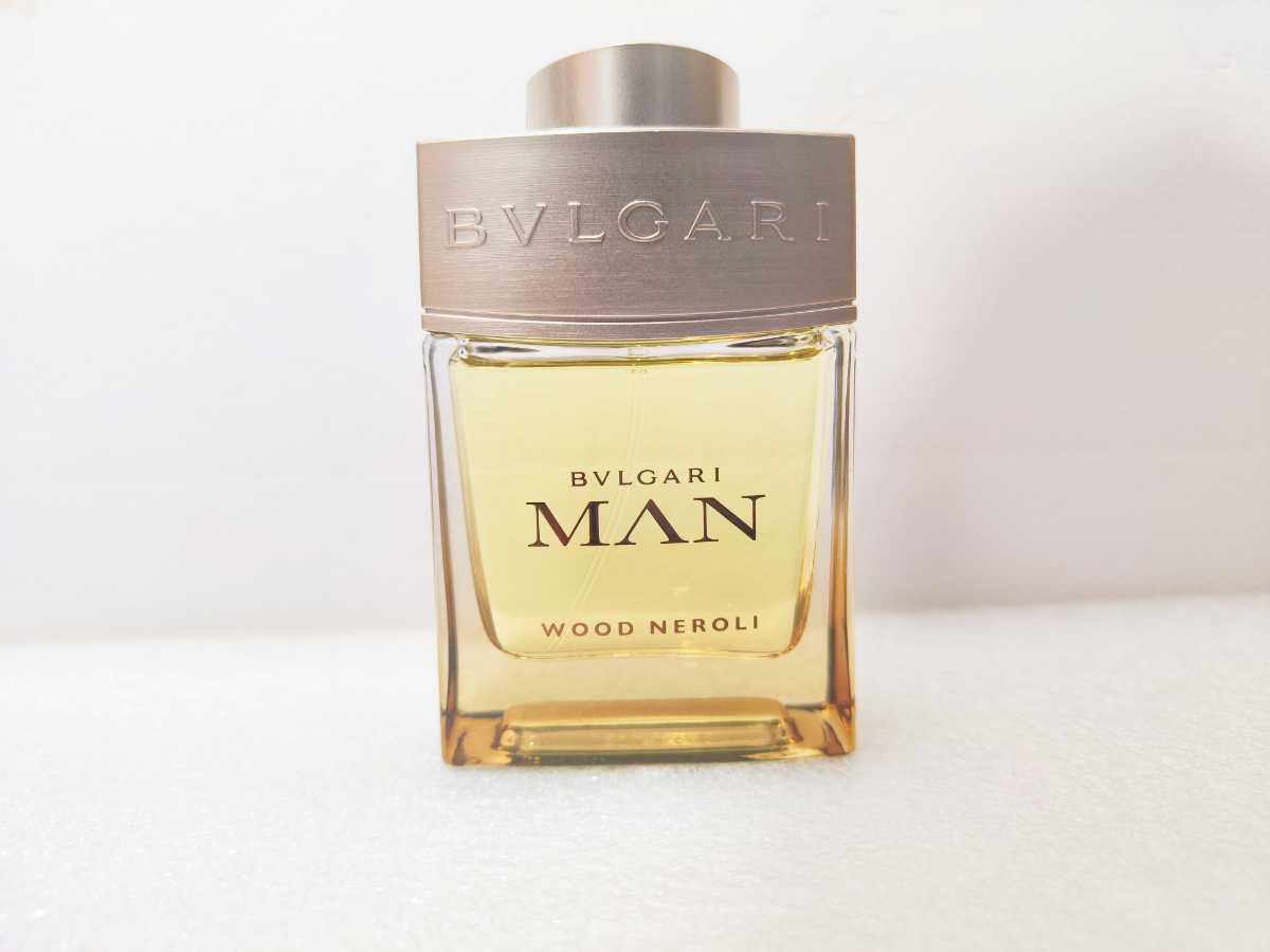 【ほぼ未使用】【送料無料】BVLGARI MAN WOOD NEROLI EDP 60ml ブルガリ マン ウッド ネロリ オードパルファム オーデパルファム_画像1