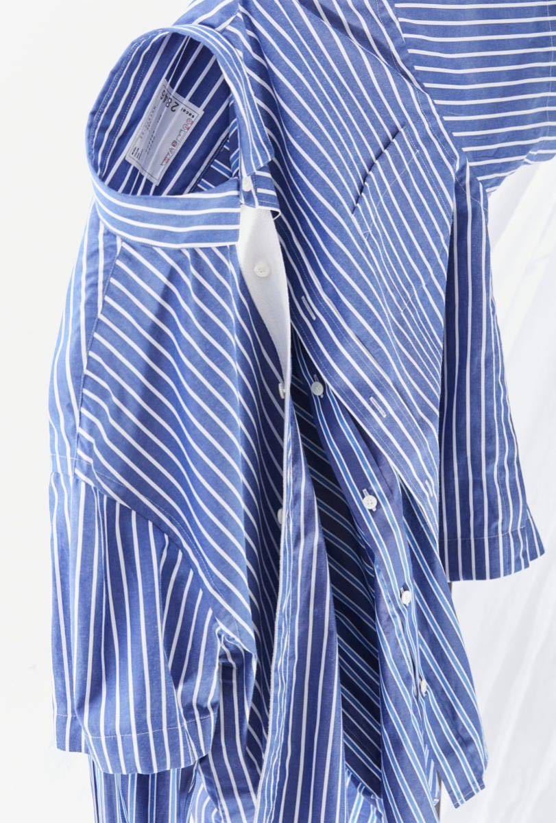 Yahoo!オークション - 新品 sacai Cotton Weather Layered Shirt 3 Yahoo!オークション - 新品 sacai Cotton Weather Layered Shirt 3