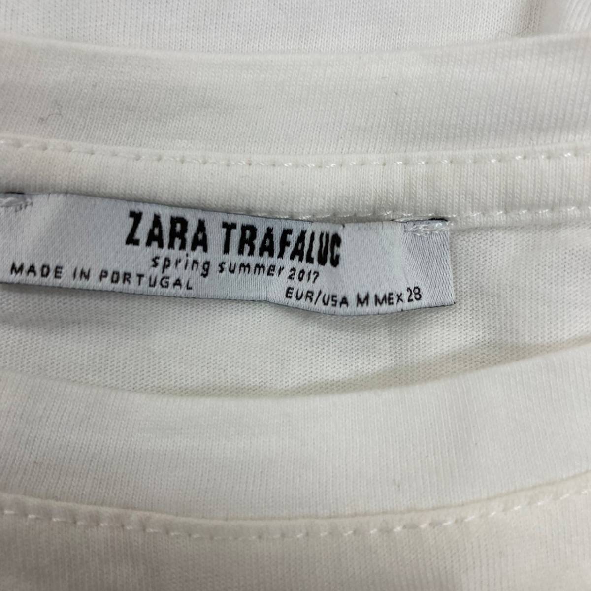 ZARA Trafaluc★ザラトラファルク★フリンジ カットソー★サイズM　10-283　_画像8