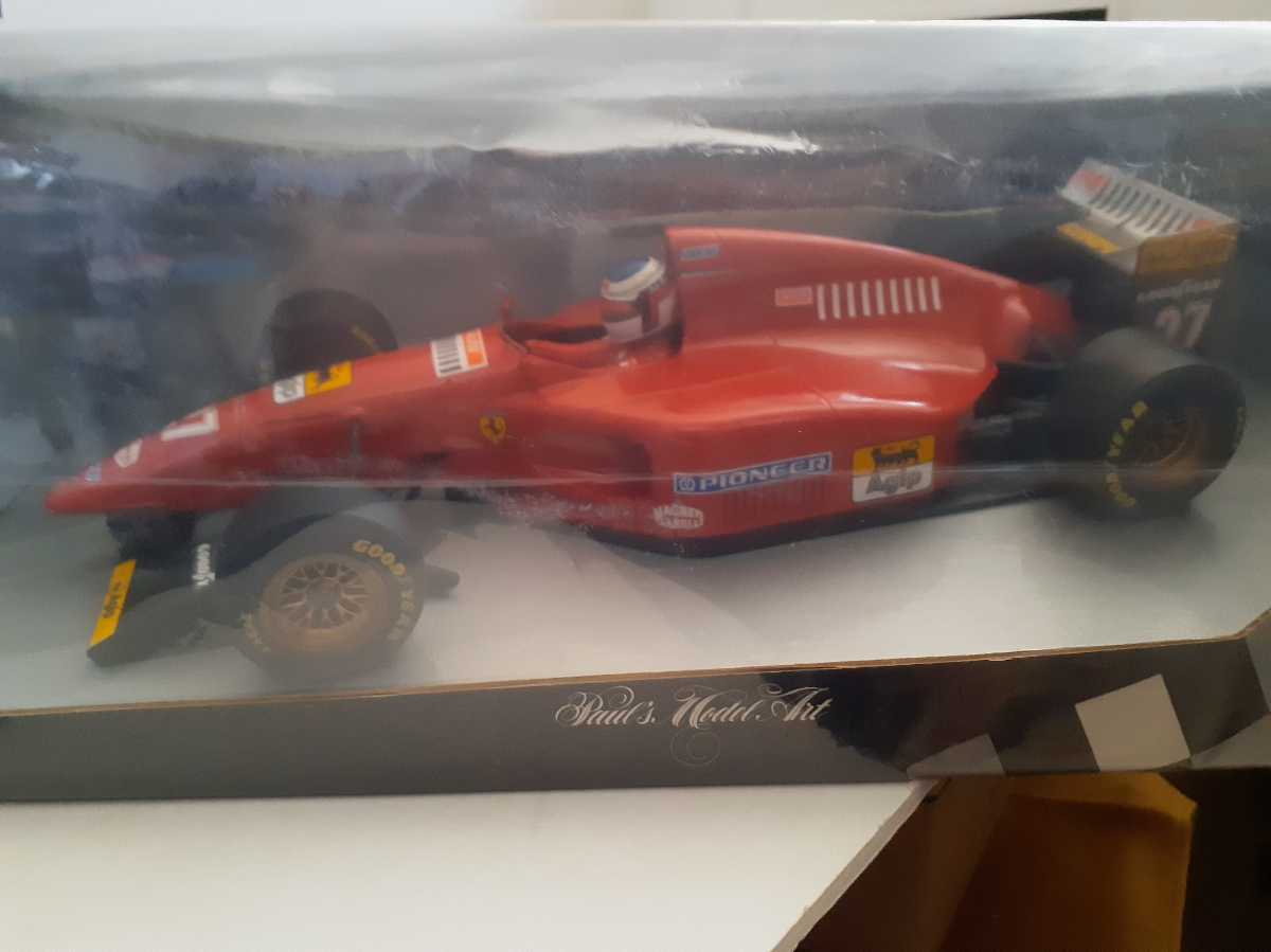 1/18 ミニカー フェラーリ 412 T1 ジャン・アレジ PAUL'S MODEL ART製