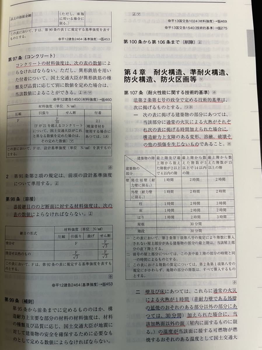 好評最安値 フルセット 線引済 建築関係法令集 総合資格 一級建築士 1