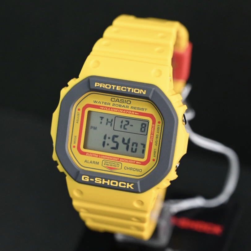 セール 新品 カシオ正規保証付 G-SHOCK DW-5610Y-9JF デジタル 20気圧防水 イエロー 黄色 メンズ腕時計 DW-5600シリーズ  警戒色 レスキュー