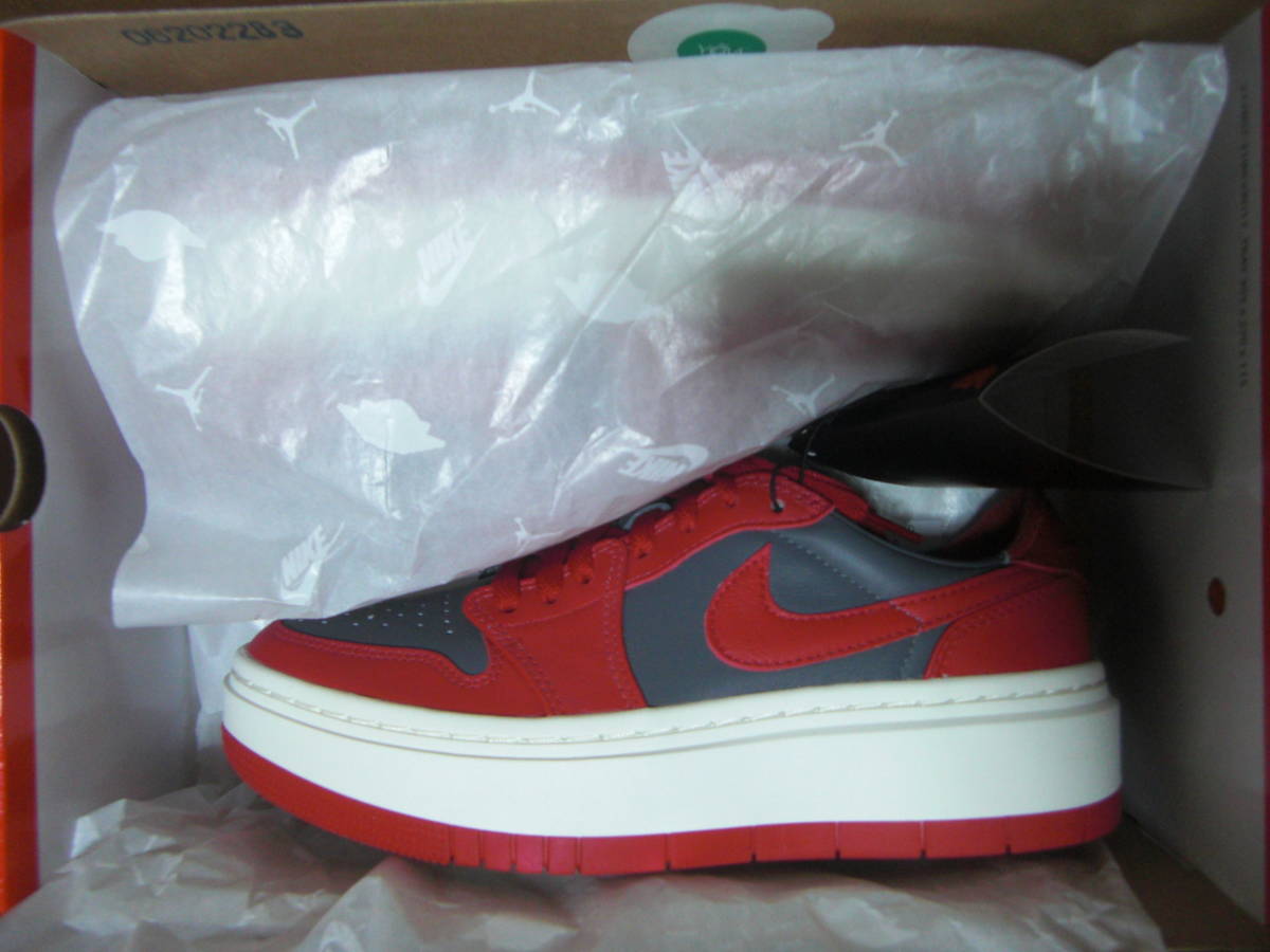 Nike WMNS Air Jordan 1 Elevate Low UNLV ナイキ ウィメンズ エアジョーダン1 エレベート ロー UNLV DH7004-006 赤 レッド 白 黒 24.5cm_画像2