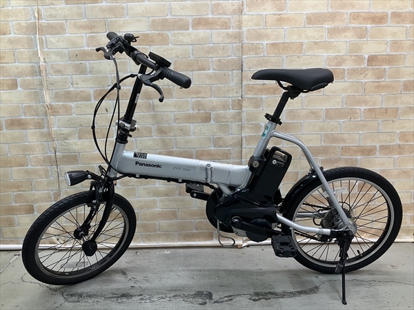 1 jpy start selling out! [ beautiful goods!] Panasonic OFF Time BE-ELW074 2021 20.6kg 18/20 -inch Panasonic off time folding electromotive bicycle 