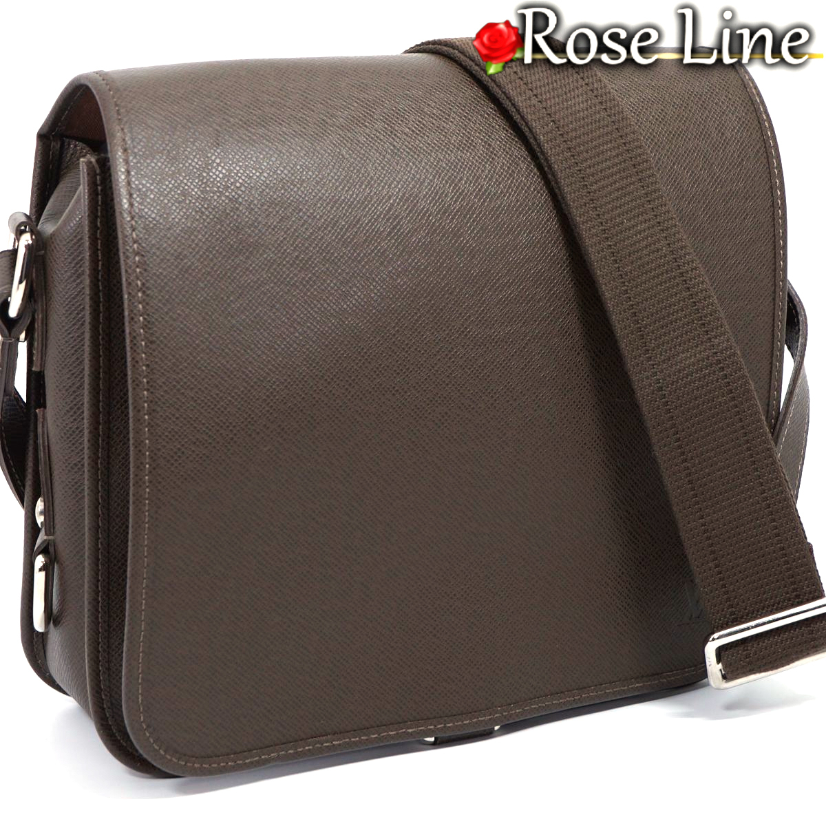 極美品】Louis Vuitton タイガ アンドレイ ショルダーバッグ グリズリ
