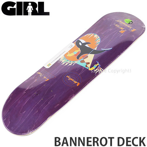 1円～ GIRL BANNEROT DECK 8.0 ガール バンヌーロ デッキ スケボー スケートボード ストリート パーク [同梱不可]の画像1