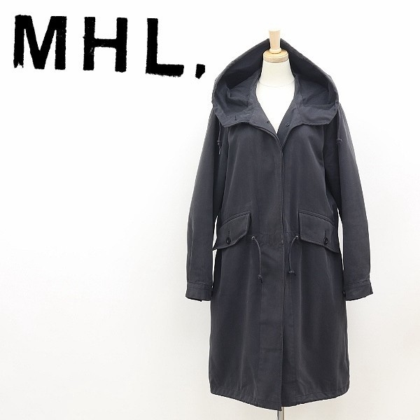 新作モデル ◇MHL. マーガレットハウエル 3 ブラック 黒 コート モッズ