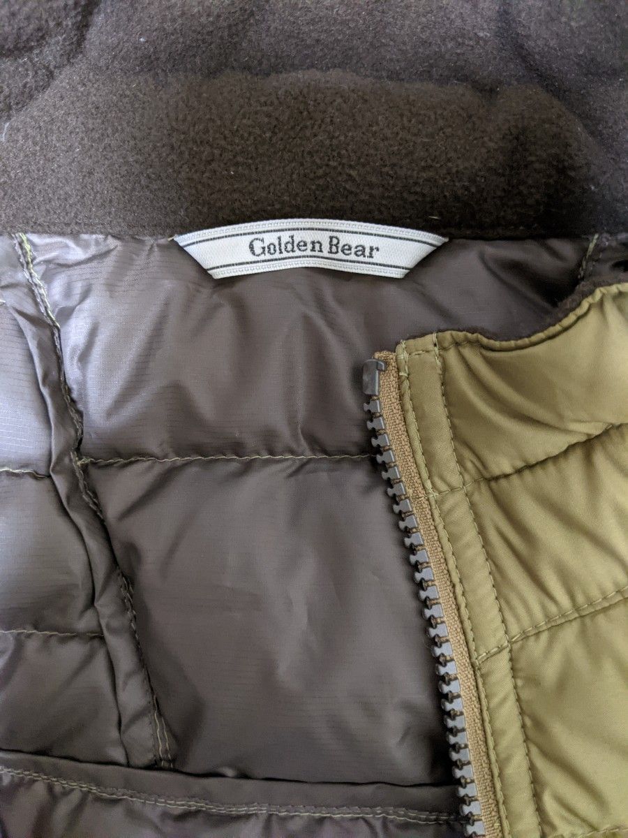 新品！Golden Bear ダウンジャケット　Ｍ　カーキ