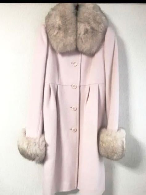 オンライン 上品 ハロッズ Harrods フォックスファー ロングコート
