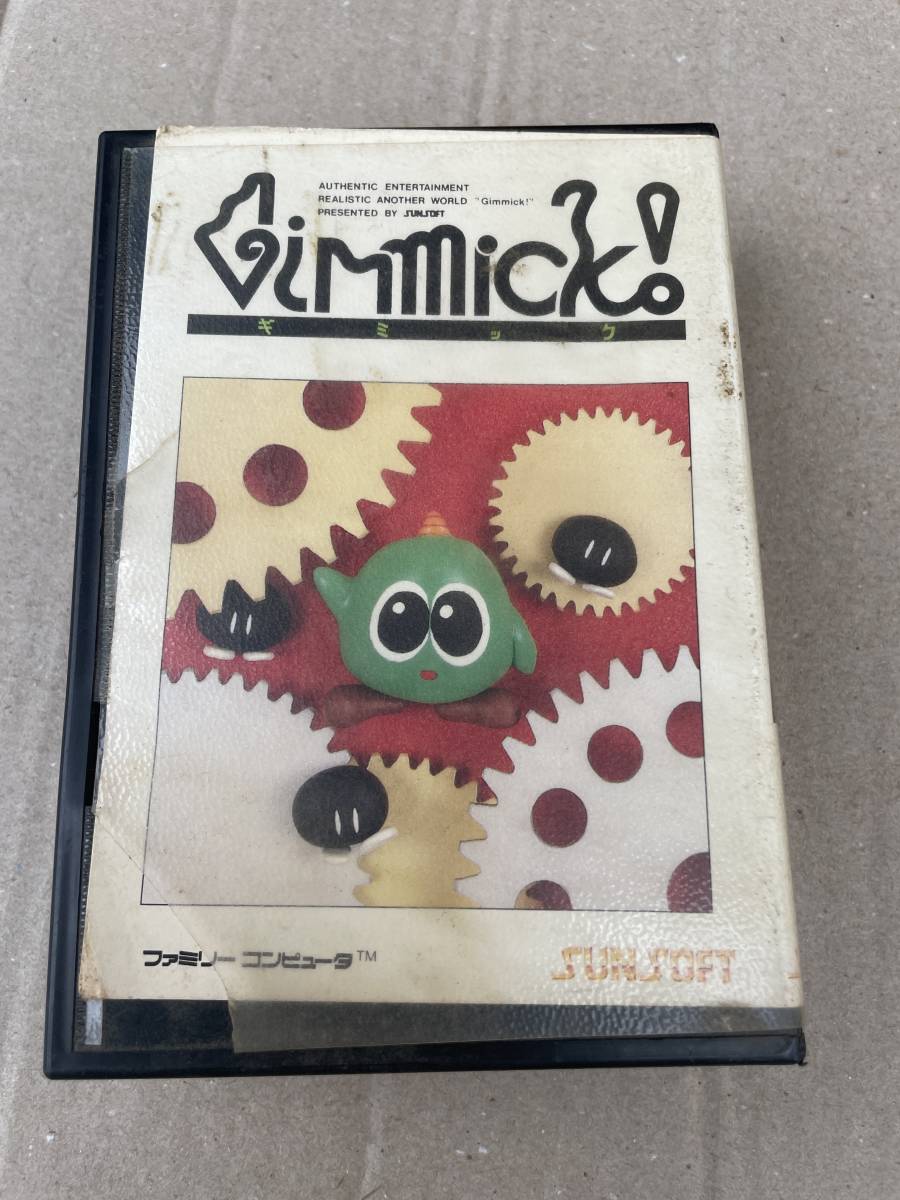 ファミコン ソフト Gimmick ギミック サン電子 取扱説明書 なし　ケース 付き 希少 レア ゲーム