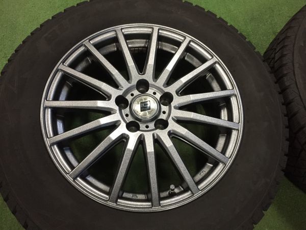 送料無料 スタッドレスセット ブリヂストン ブリザック DM-V2 225/65R17 2017年製造 ハリアー クルーガー RAV4 エクストレイル_画像5