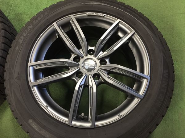 送料無料 スタッドレスセット ケレナーズ スポーツ 5H112 ダンロップ ウィンターマックス01 225/55R17 2019年製造 BMW X1 F48_画像4