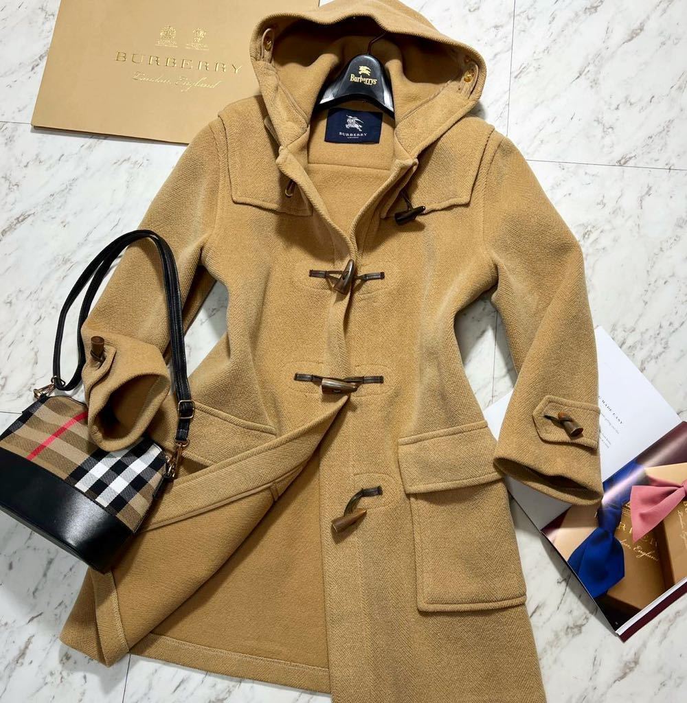 バーバリー ダッフル 大きめ 美品 レディース- 美品 BURBERRY LONDON ダッフルコート バーバリー