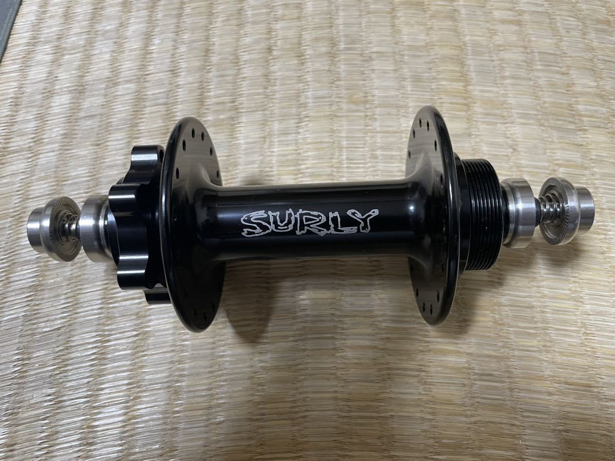 SURLY ULTRA NEW DISC REAR HUB BLACK(新品)のヤフオク落札情報