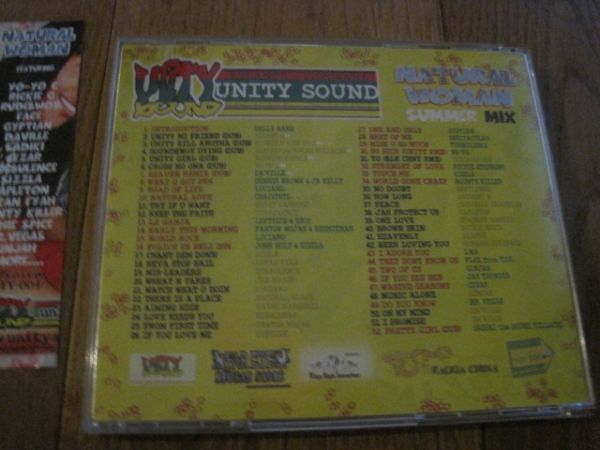 MIXCD Natural Woman Lovers Rock Culture Mix Unity Sound ユニティー・サウンド ラバース＆カルチャー系 stkength of your love レゲエ_画像2