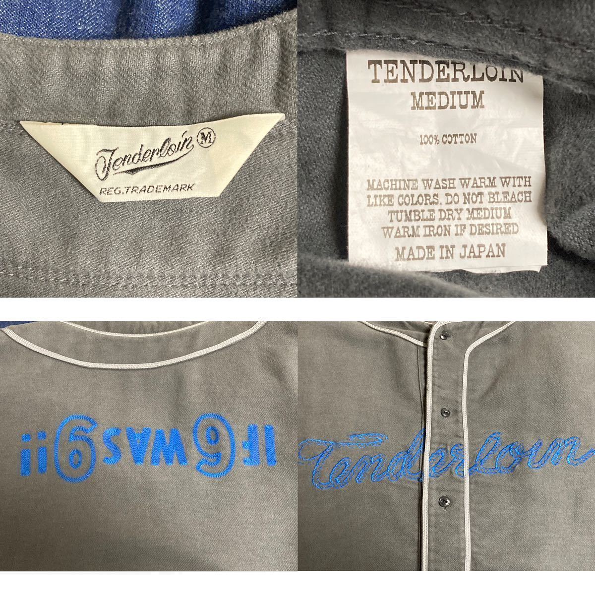 【即決】21SS Mサイズ テンダーロイン BASEBALL SHT S/S RH ベースボール シャツ_画像3